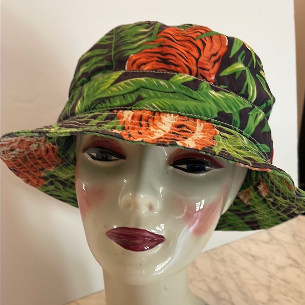 Polo by Ralph Lauren Green and Orange Bucket Hat
